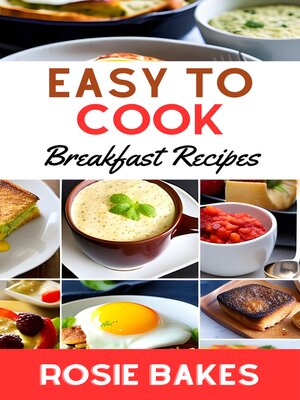 cover image of EASY TO COOK BREAKFAST RECIPES